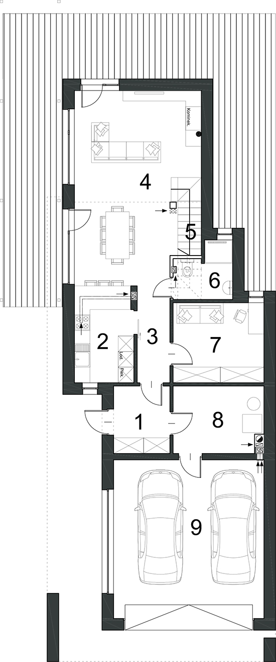 Projekt domu ELASTYCZNY D26
