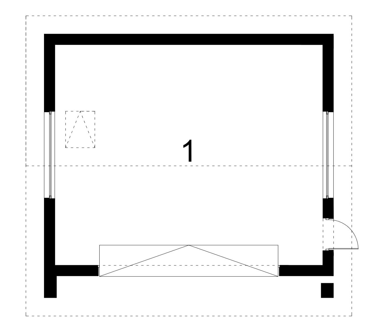 Projekt budynku gospodarczego BK-61
