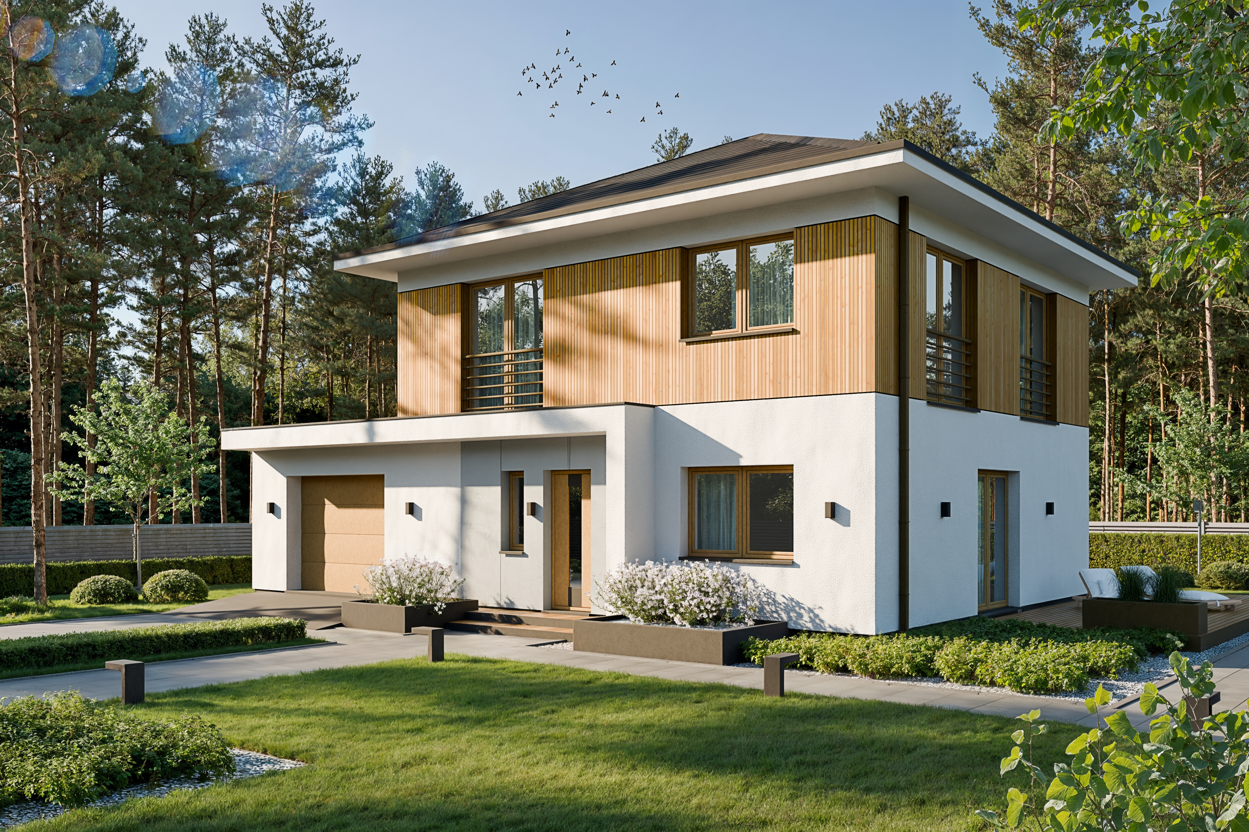 Projekt domu PRZYTULNY D25 WARIANT II