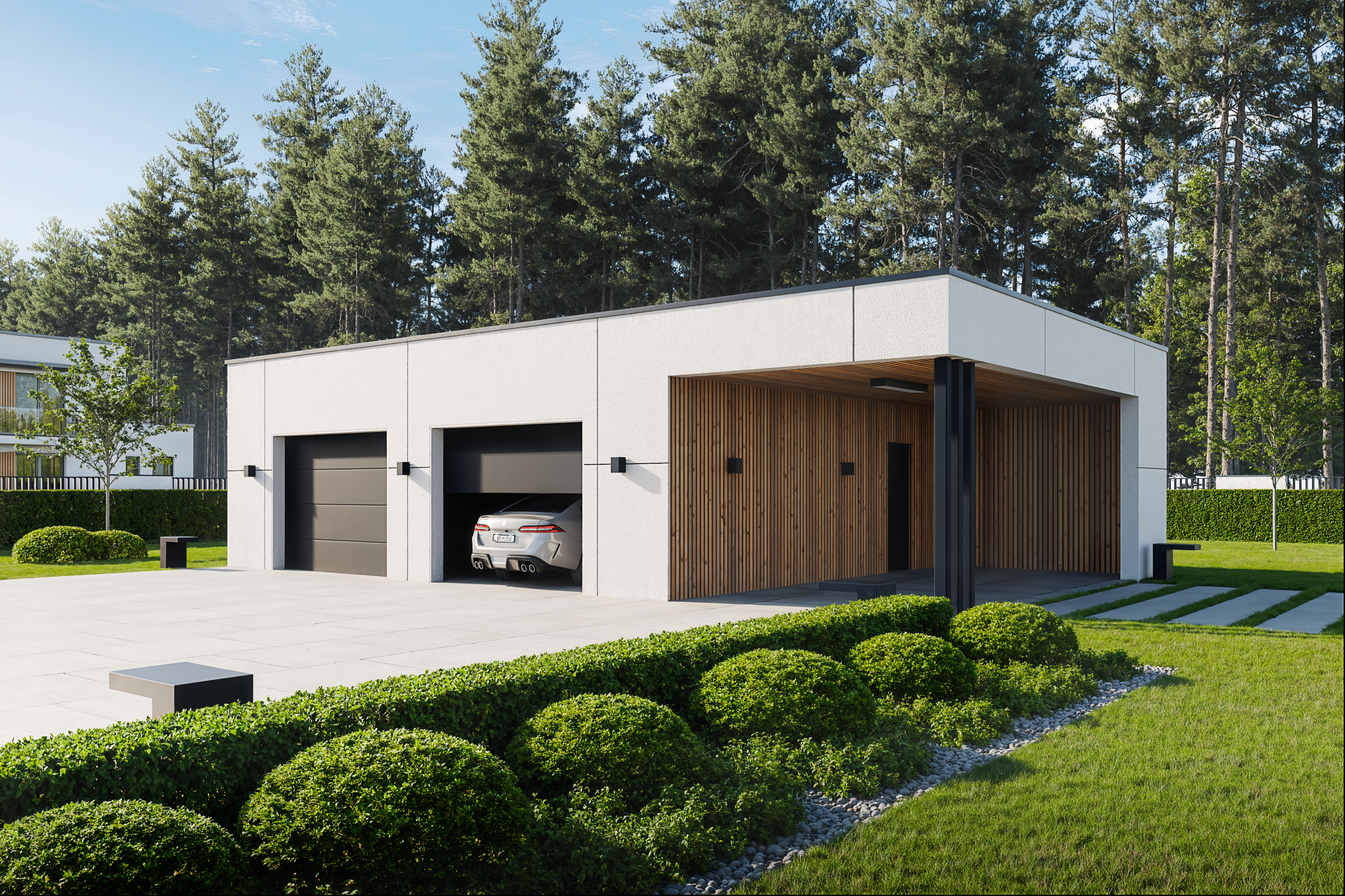 Projekt garażu BK-64