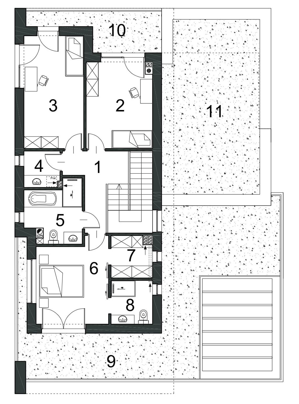 Projekt domu KUBICZNY D30 WI