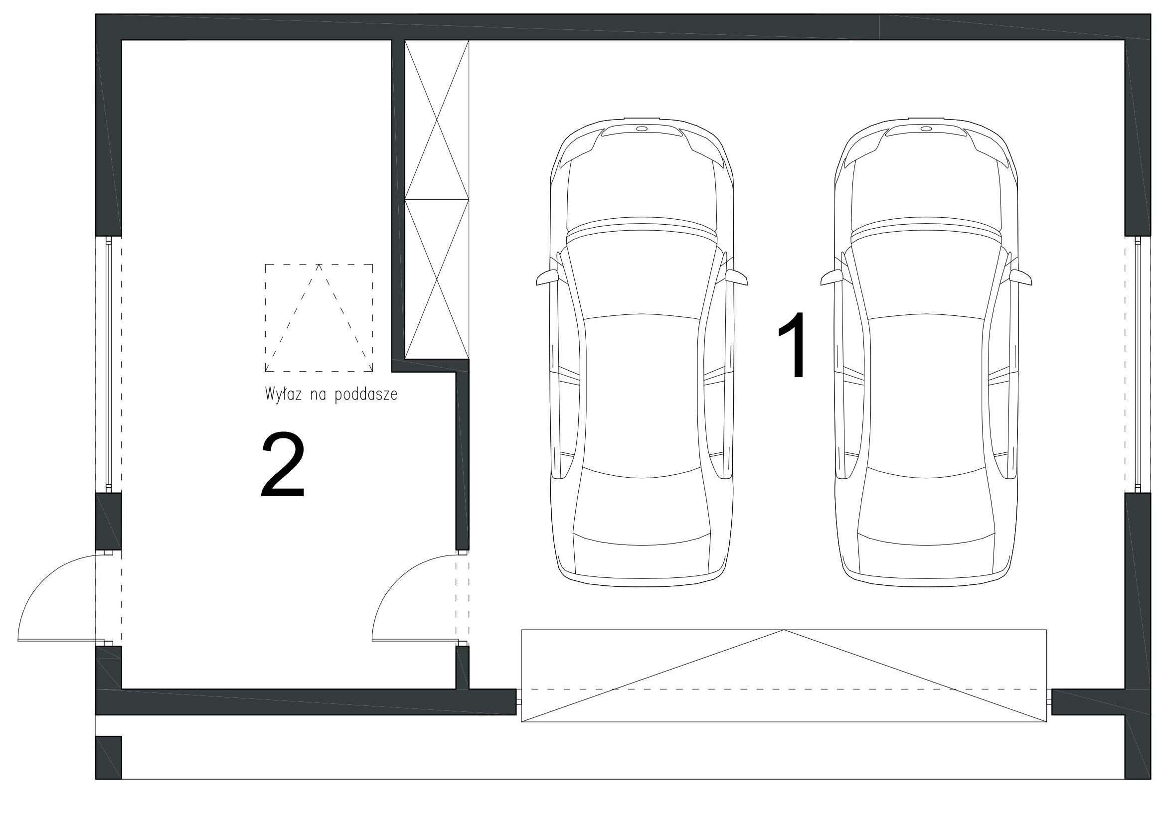 Projekt garażu BK-21