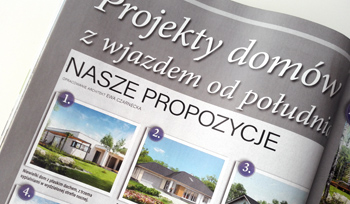 Projekt naszego domu w czasopiśmie „Ładny dom”