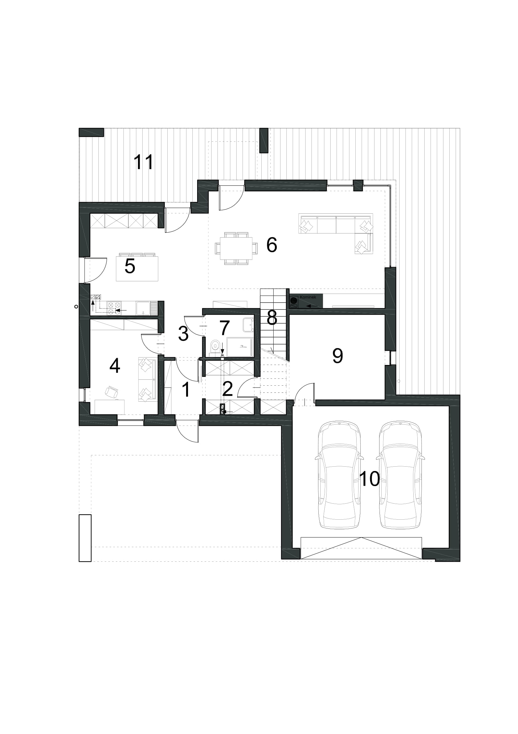 Projekt domu ALTERNATYWNY D35