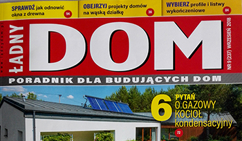 Kolejny projekt domu stworzony w naszej pracowni znalazł się w poradniku „Ładny DOM”