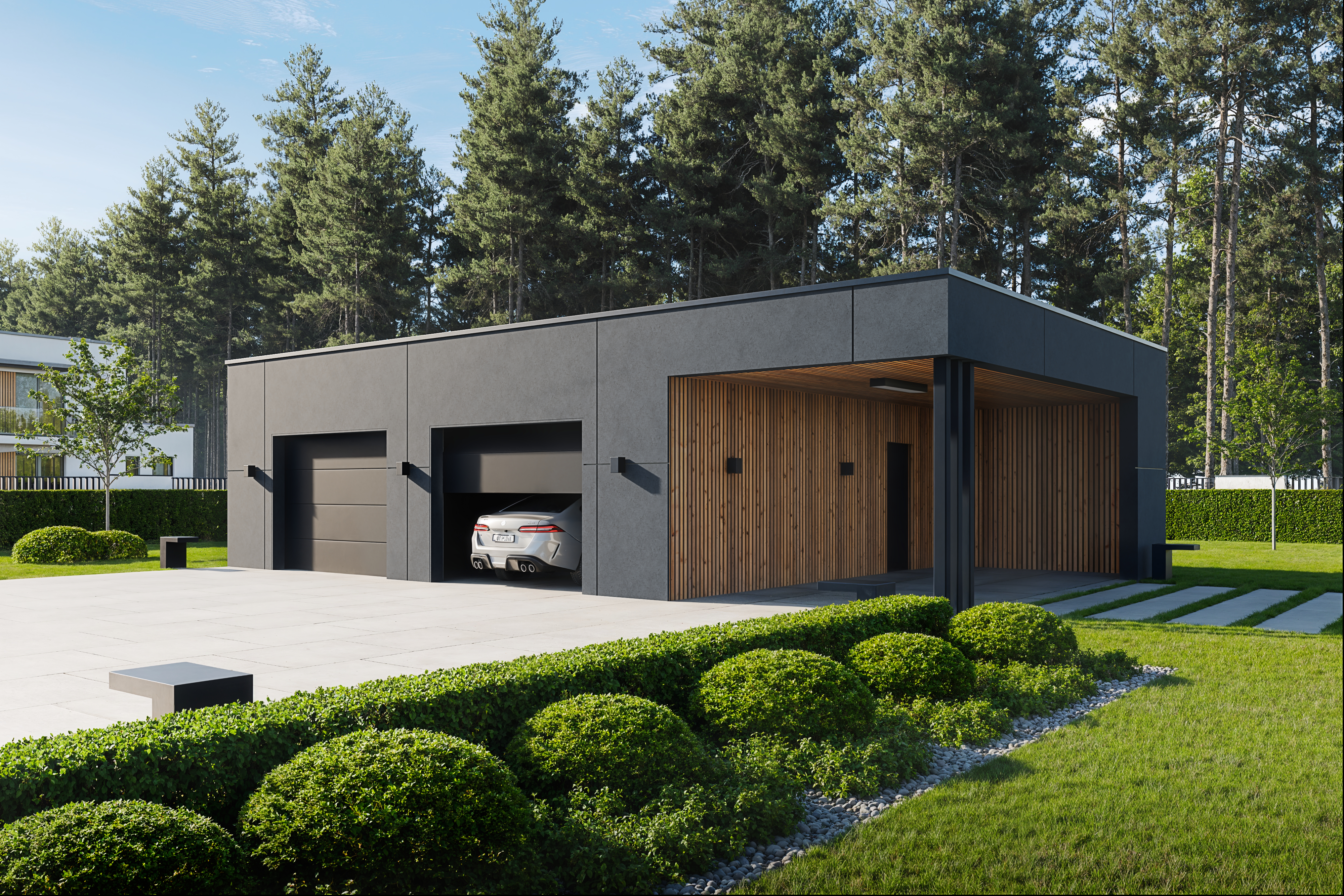 Projekt budynku gospodarczego BK-65