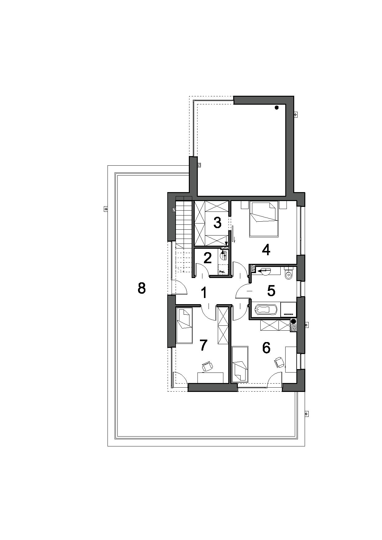 Projekt domu OPTYMALNY D37