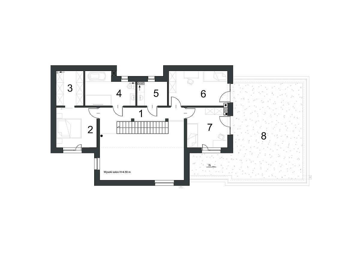 Projekt domu ATRAKCYJNY D19