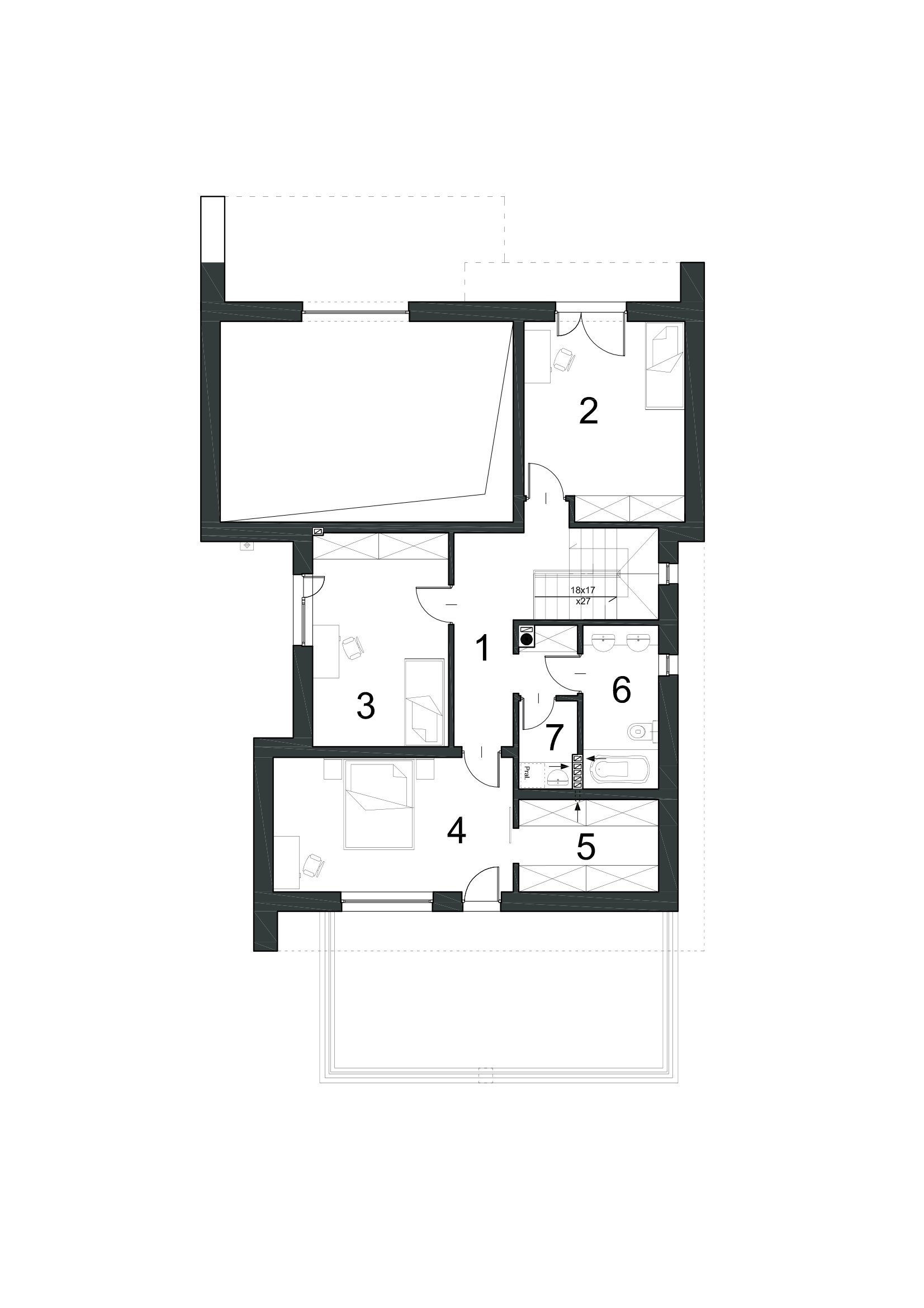 Projekt domu MODULARNY D28