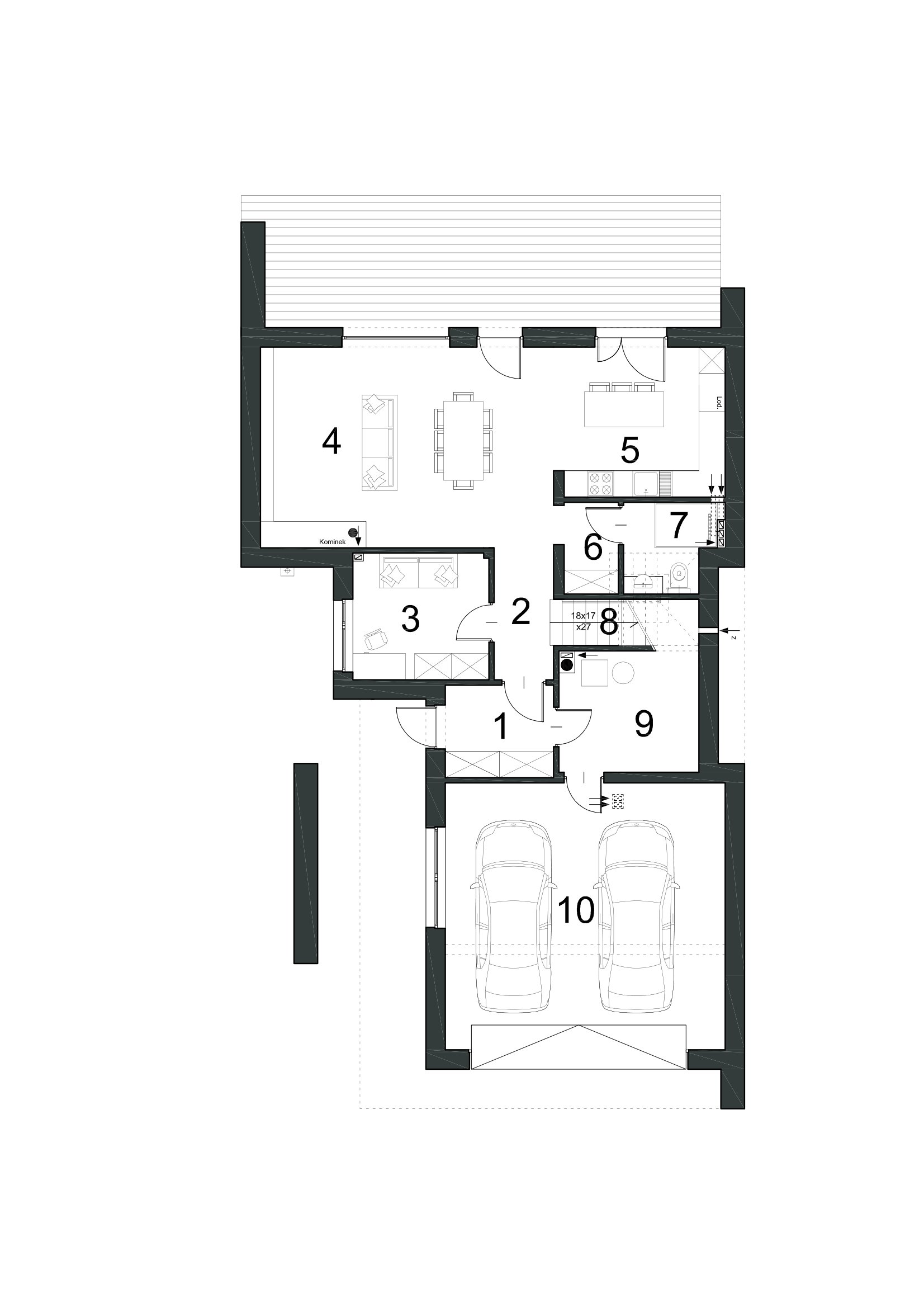 Projekt domu MODULARNY D28