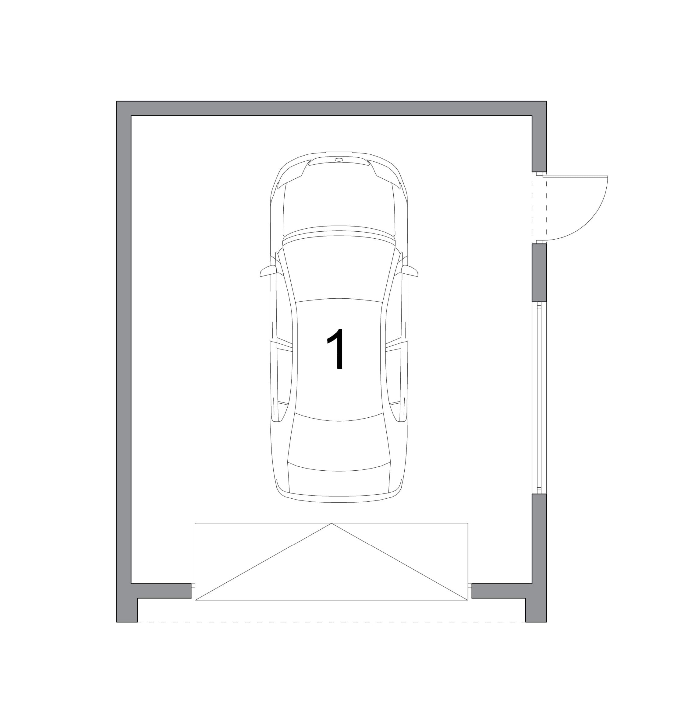 Projekt garażu BK-62